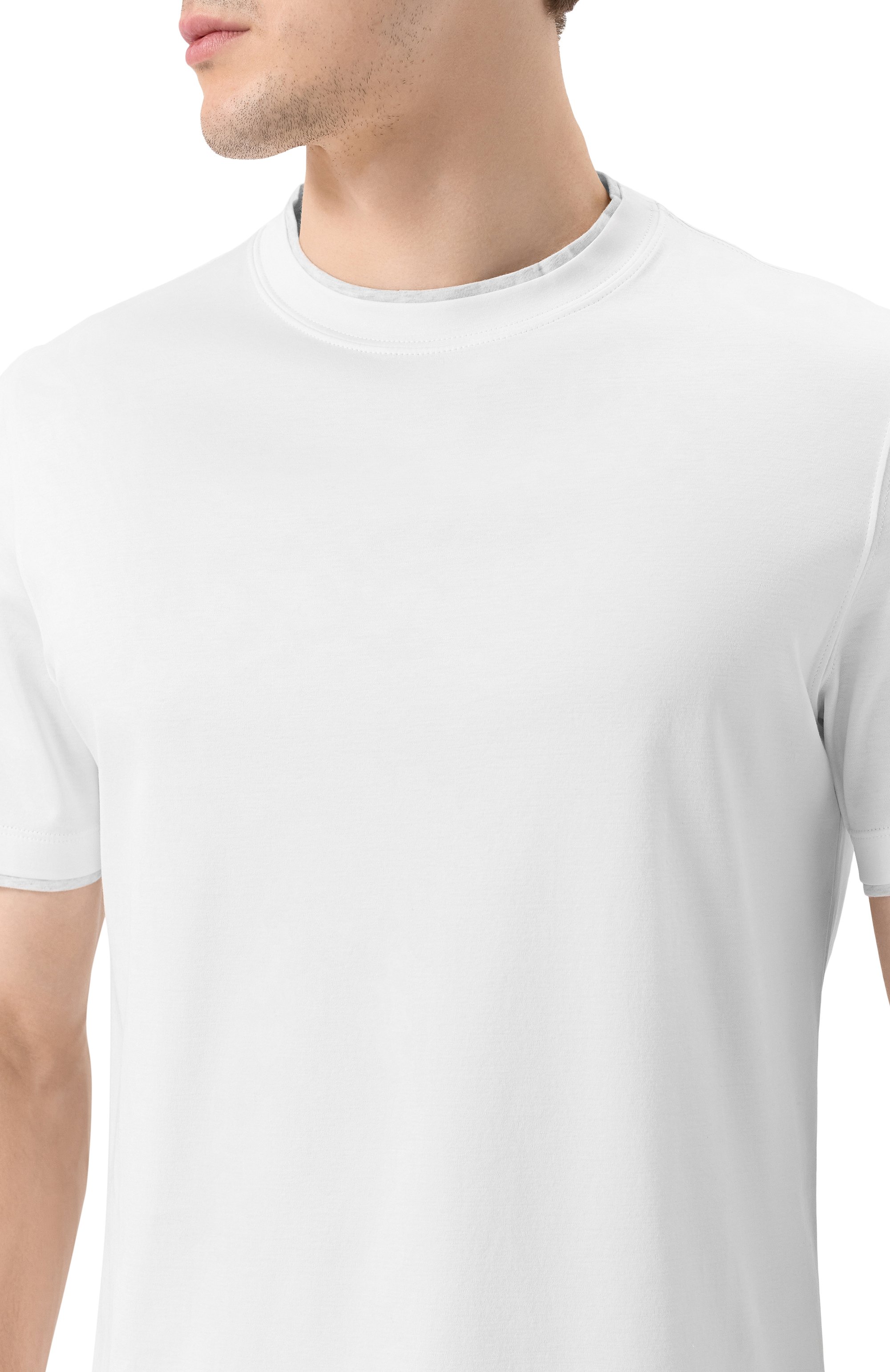 Хлопковая футболка BRUNELLO CUCINELLI, арт. M0B137427, фото 5