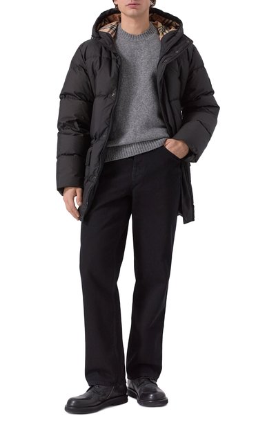 Пуховик BURBERRY черного цвета по цене 275500 руб., арт. 8110360, фото 2 Пуховик BURBERRY, арт. 8110360, фото 2