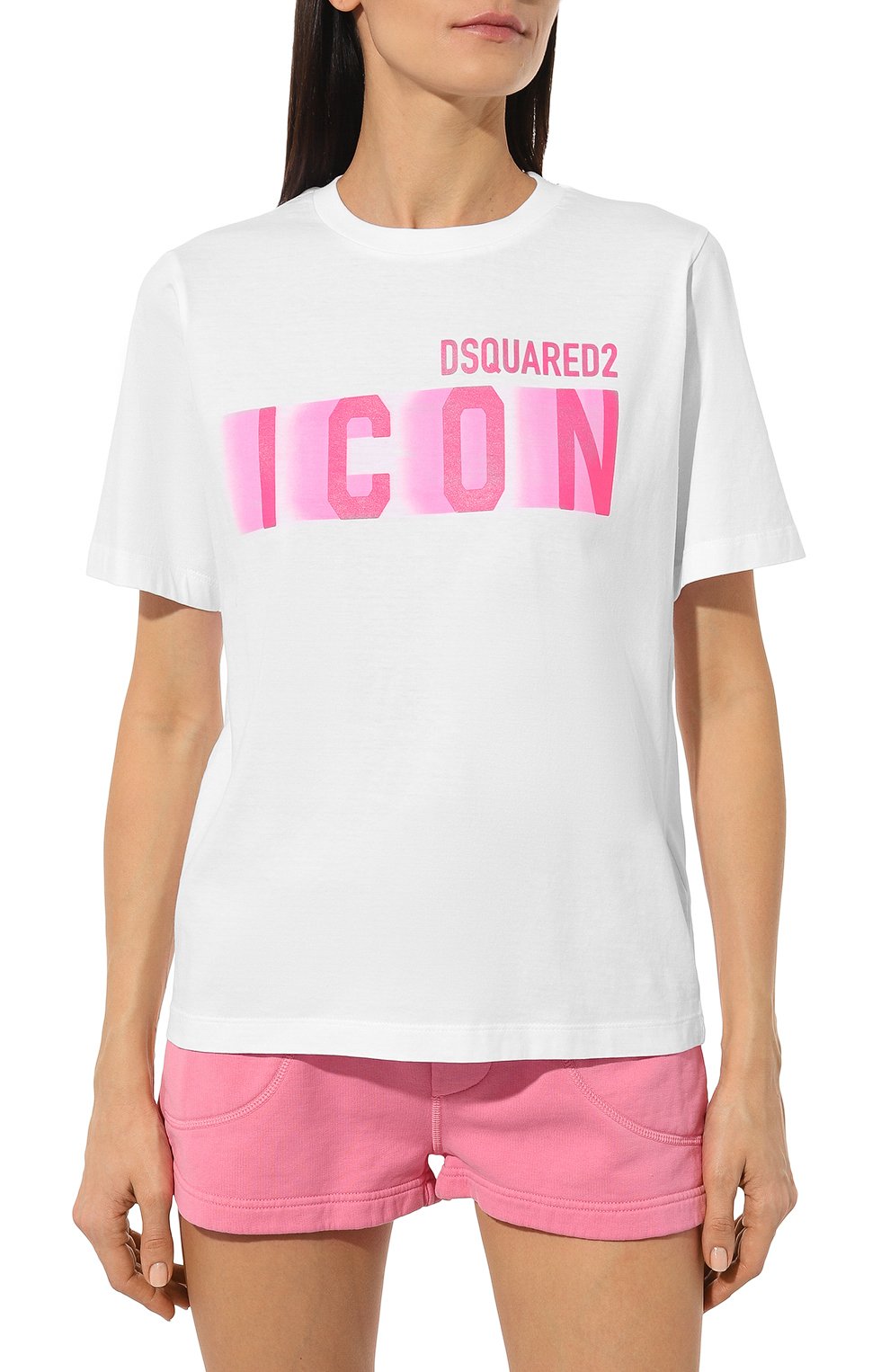 Хлопковая футболка DSQUARED2, арт. S80GC0066/S24668, фото 3