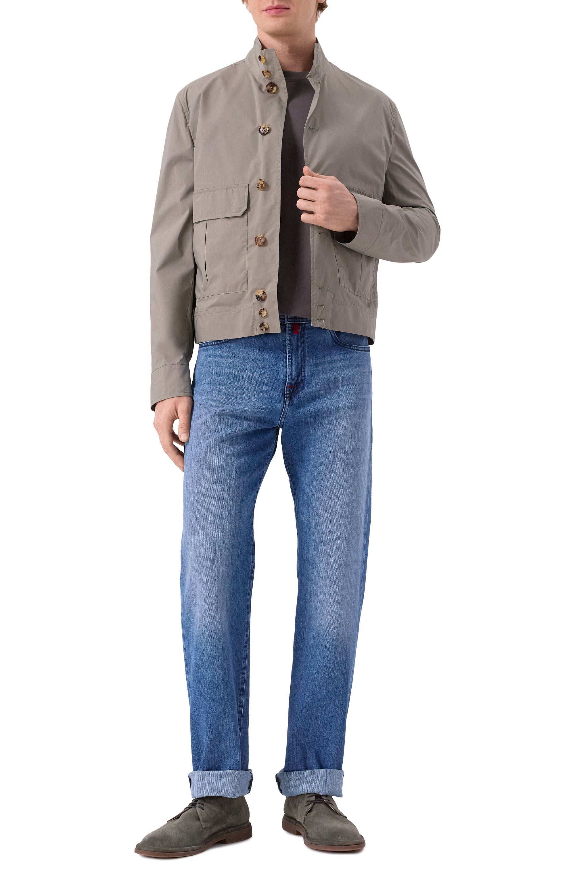 Хлопковый лонгслив BRUNELLO CUCINELLI, арт. M0B137407, фото 2