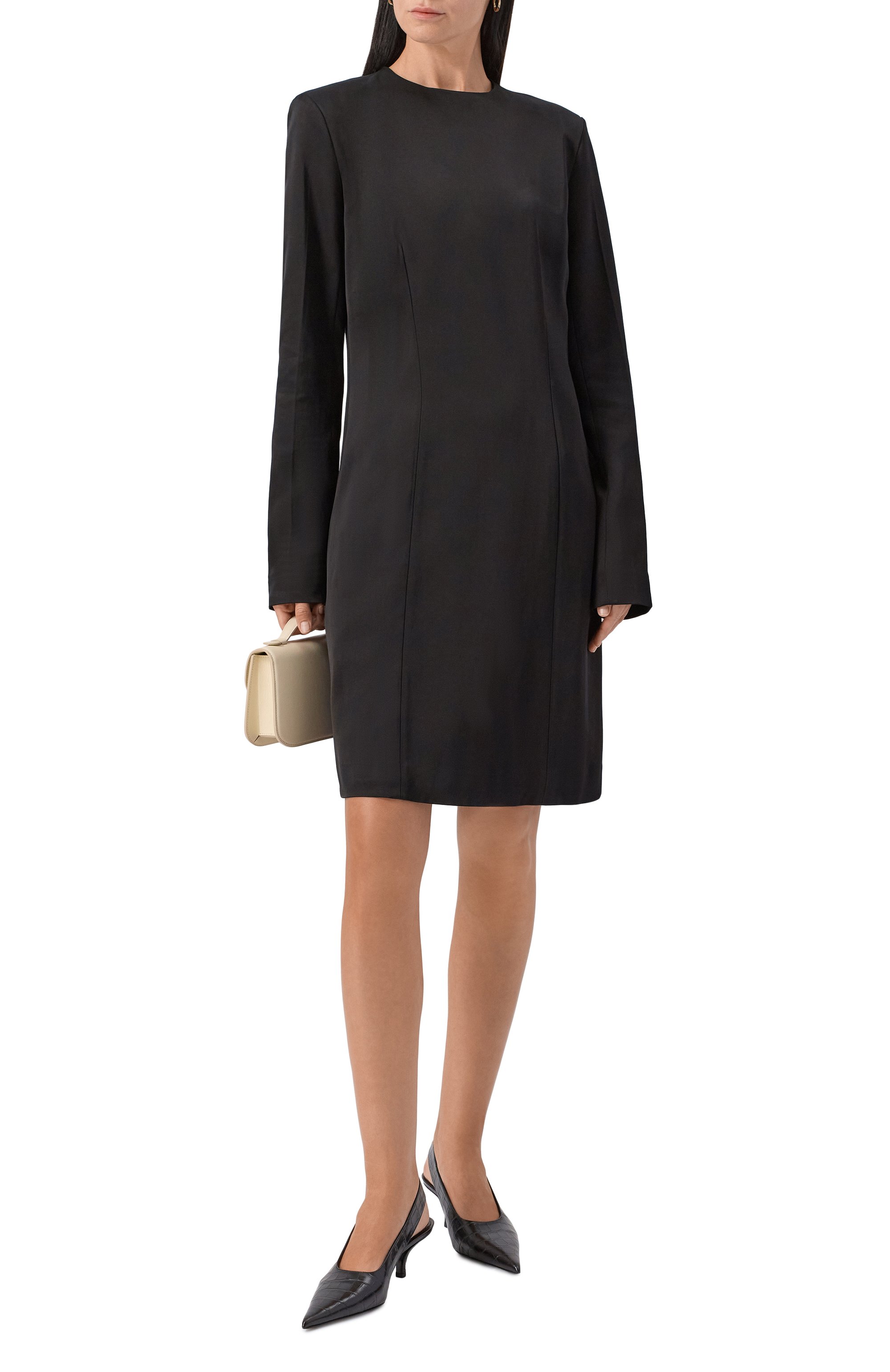 Платье из вискозы TOTEME, арт. 253-WRD0240-FB0382, фото 2