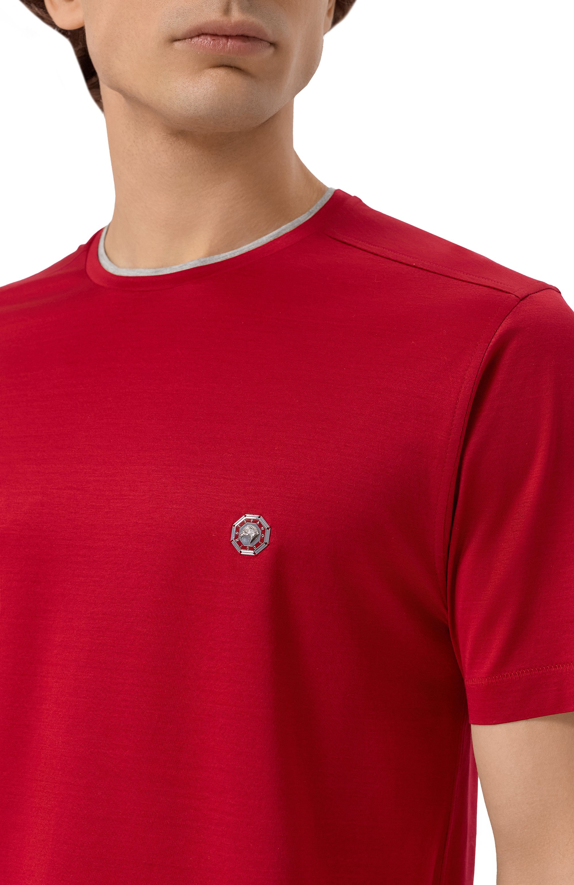 Хлопковая футболка STEFANO RICCI, арт. MNH6105000/TE0001, фото 5