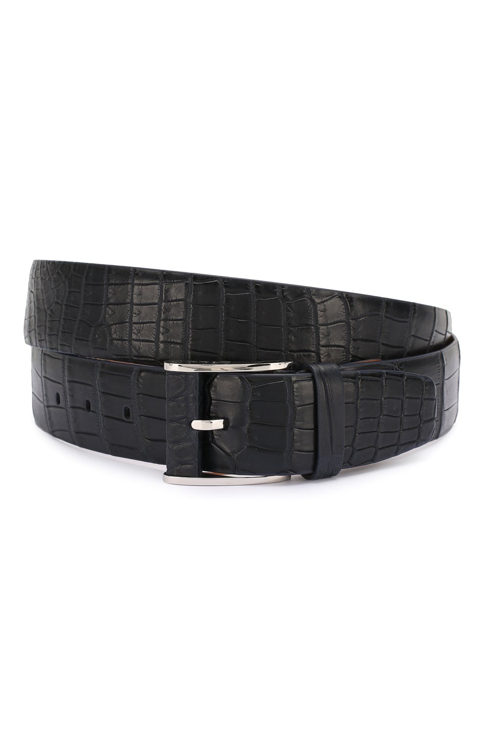 Ремень из кожи крокодила ZILLI, арт. MJL-CLAQE-01010/0819/CP0R/120, фото 1
