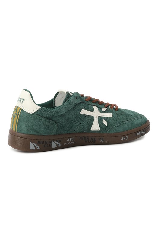 Замшевые кеды Bskt Clay-D Premiata BSKTCLAD/VAR 7687 Зелёный  BSKTCLAD/VAR 7687 Фото 5