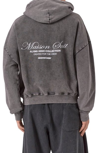 Хлопковая толстовка DIEGO VENTURINO, арт. DVFLZL0G0, фото 4