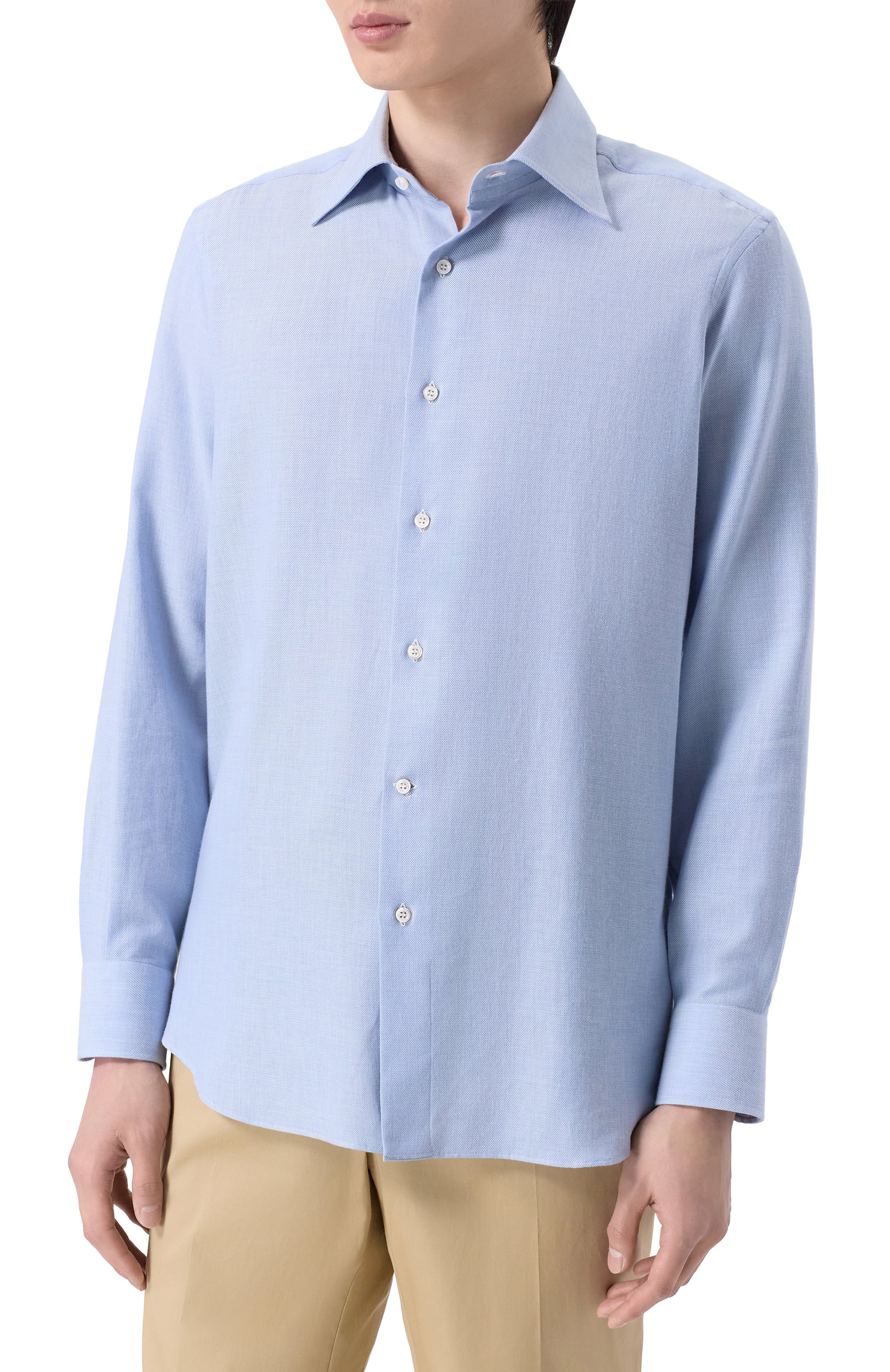 Сорочка из хлопка и кашемира MVST, арт. M0RBIDA/MAX/R0UND/608, фото 3