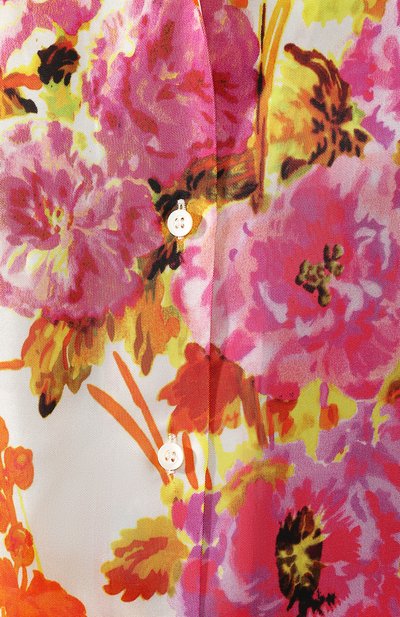 Атласная рубашка DRIES VAN NOTEN белого цвета по цене 48450 руб., арт. 201-30700-9404, фото 5 Атласная рубашка DRIES VAN NOTEN, арт. 201-30700-9404, фото 5