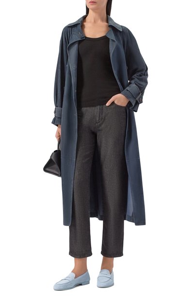 Замшевые пенни-лоферы SANTONI, арт. WUVG72025G0MSAEA, фото 3