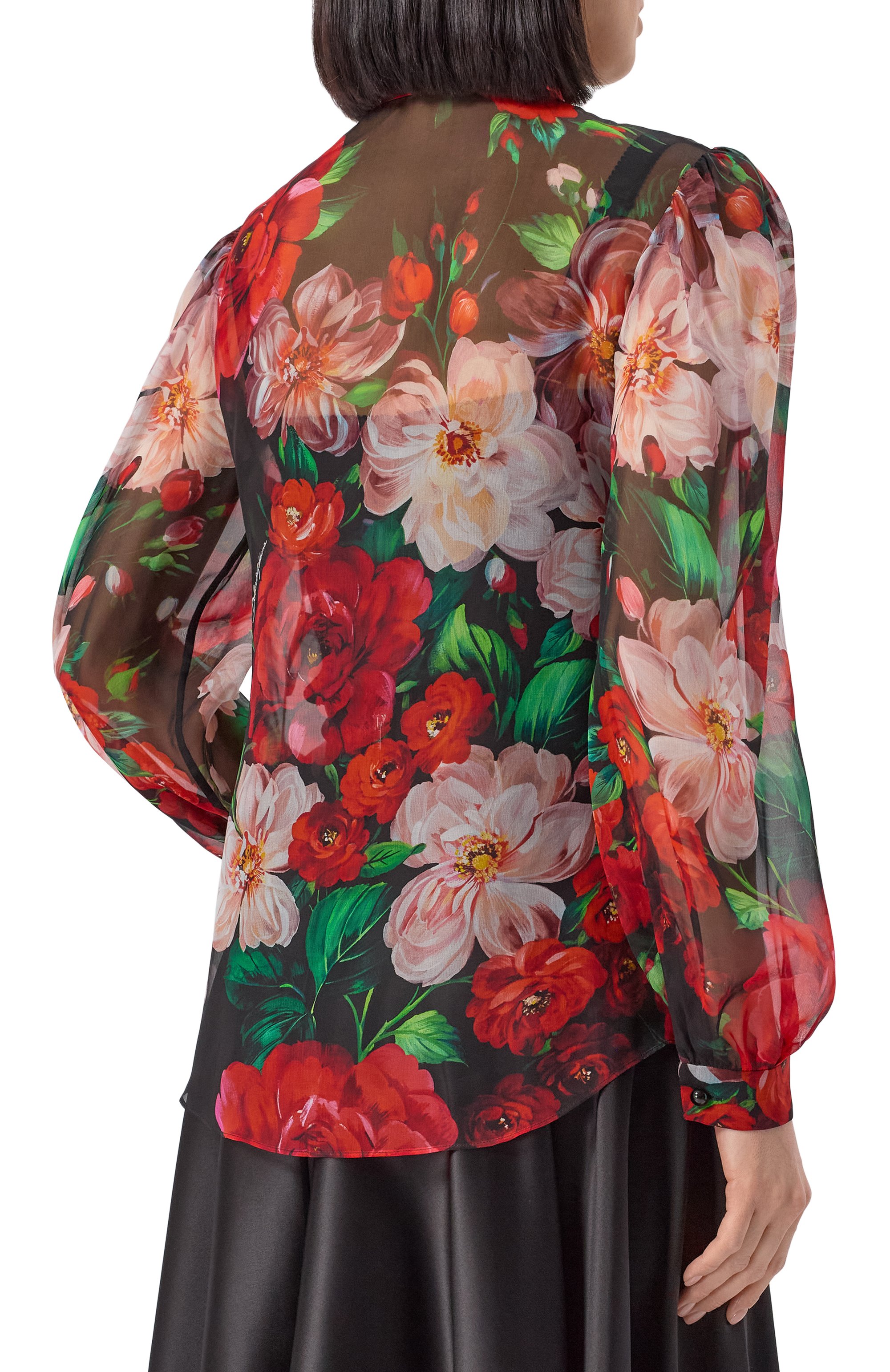 Шелковая блузка DOLCE & GABBANA, арт. F5S61T/IS1Y6, фото 4