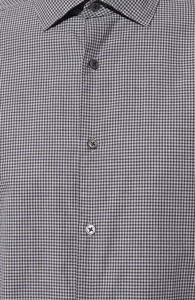 Хлопковая рубашка ZEGNA, арт. UCX02A6/SRF5, фото 5