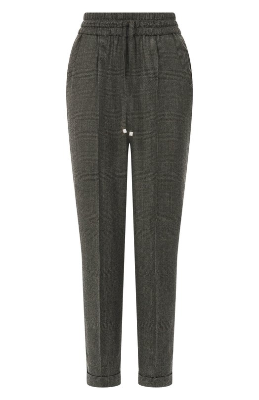 Шерстяные брюки Kiton D37102 Зелёный D37102