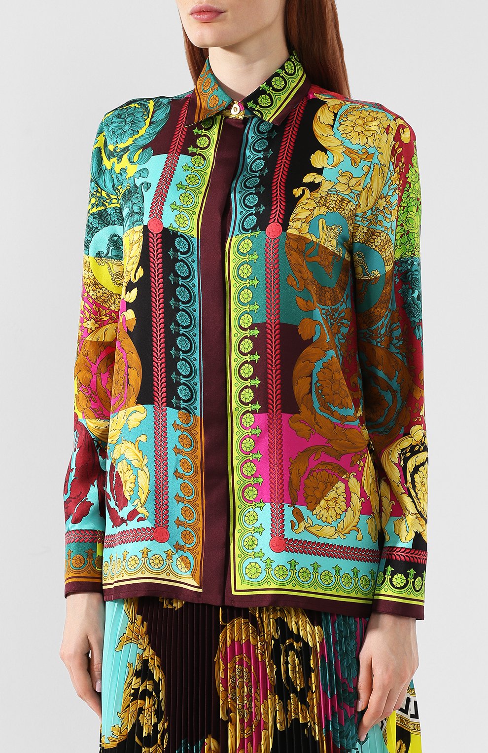 Шелковая рубашка VERSACE, арт. A82662/A230933, фото 3