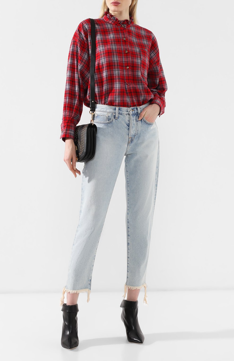 Хлопковая рубашка ISABEL MARANT ETOILE, арт. CH0329-19P020E/DRESDEN, фото 2