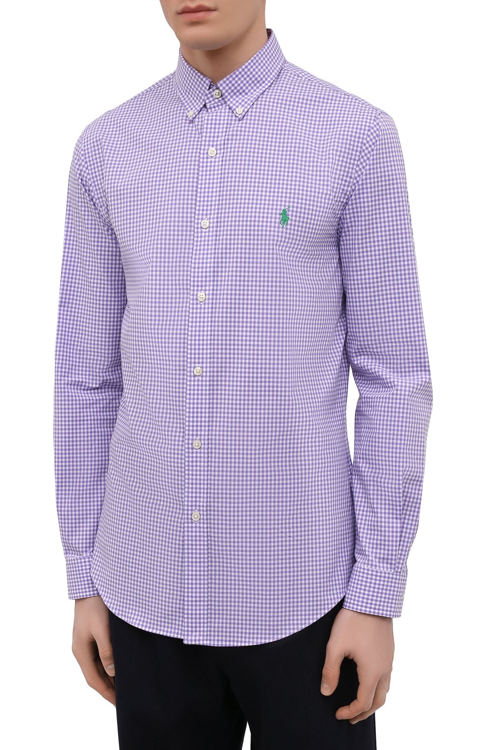 Хлопковая рубашка POLO RALPH LAUREN, арт. 710859882/4656I, фото 3