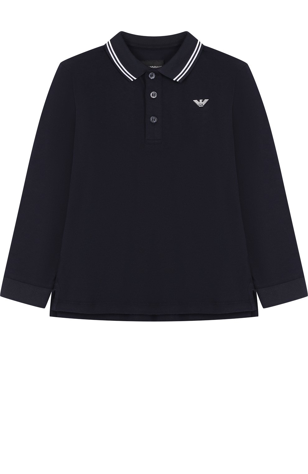 Хлопковое поло с длинными рукавами EMPORIO ARMANI, арт. 8N4F36/1JPTZ, фото 1