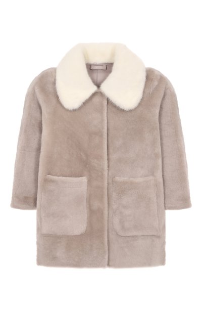 Шуба из овчины VLASTA MOUNTAIN, арт. PIRENEYA-K/SHEARLING MERIN0