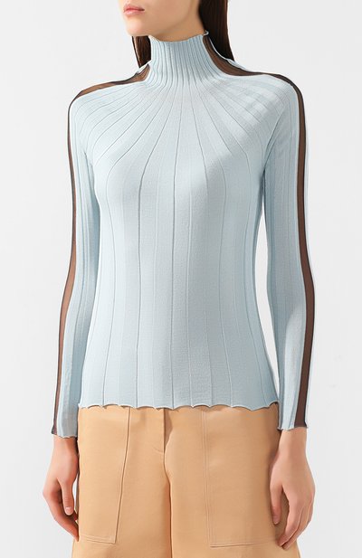 Водолазка из смеси кашемира и шелка GIORGIO ARMANI, арт. 3GAM25/AM49Z, фото 3