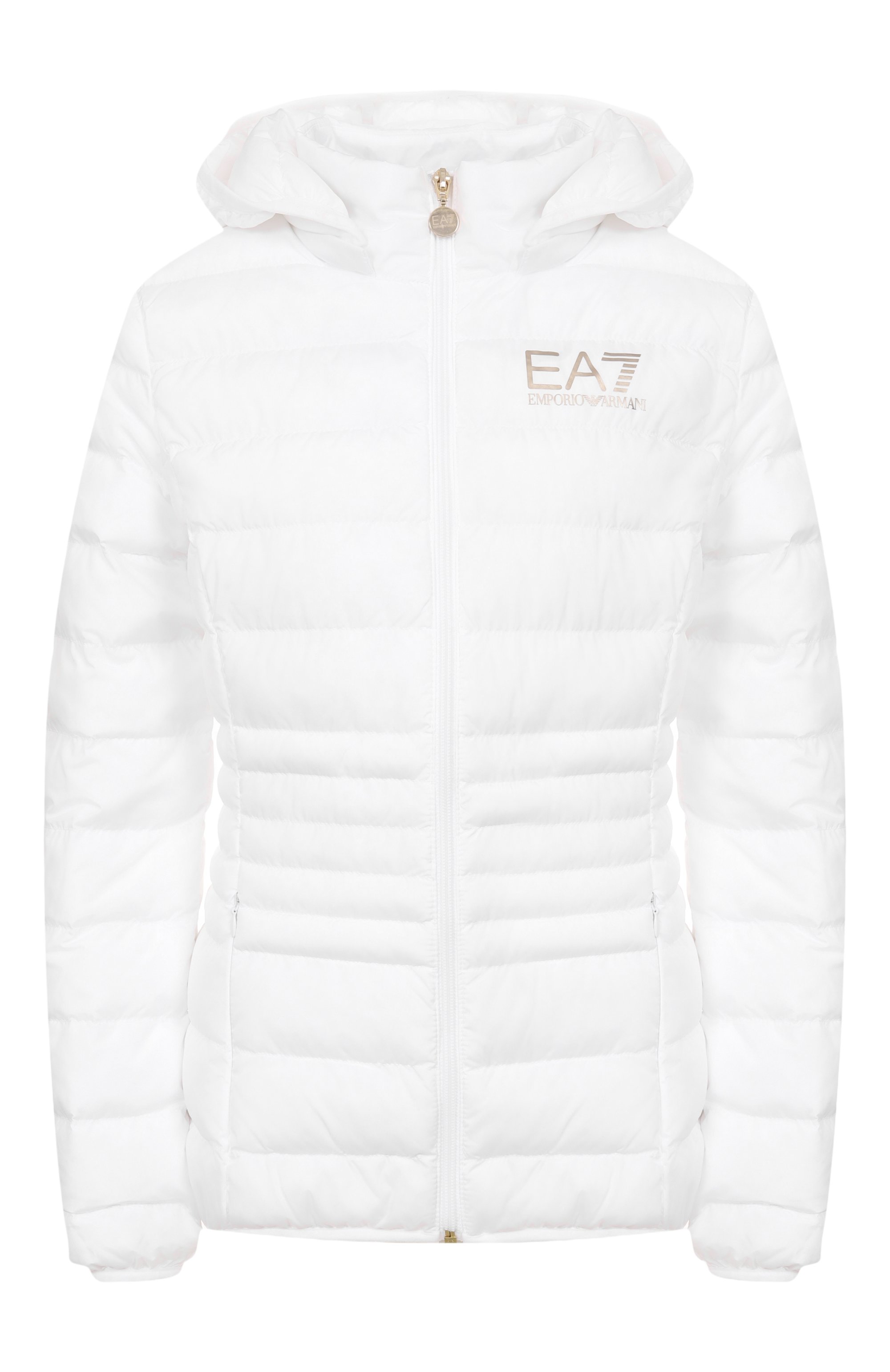 Утепленная куртка EA7 белого цвета по цене 20950 руб., арт. 8NTB23/TNF8Z, фото 1 Утепленная куртка EA7, арт. 8NTB23/TNF8Z, фото 1
