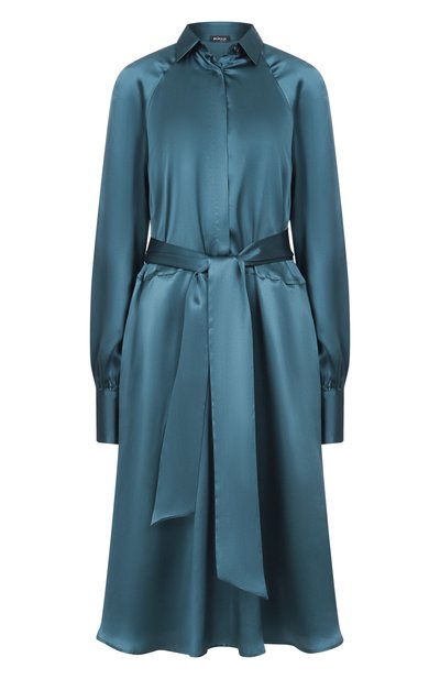 Женское атласное платье KITON, арт. D61340K0998E69