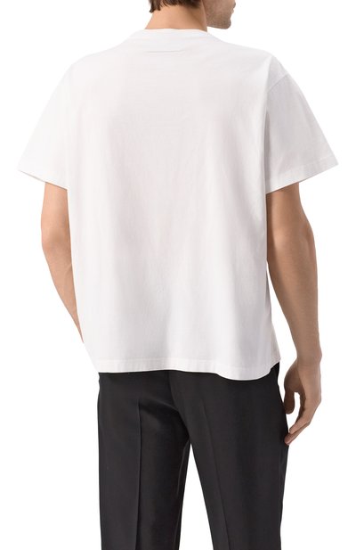 Хлопковая футболка MM6, арт. SH0GC0046/S24312, фото 4