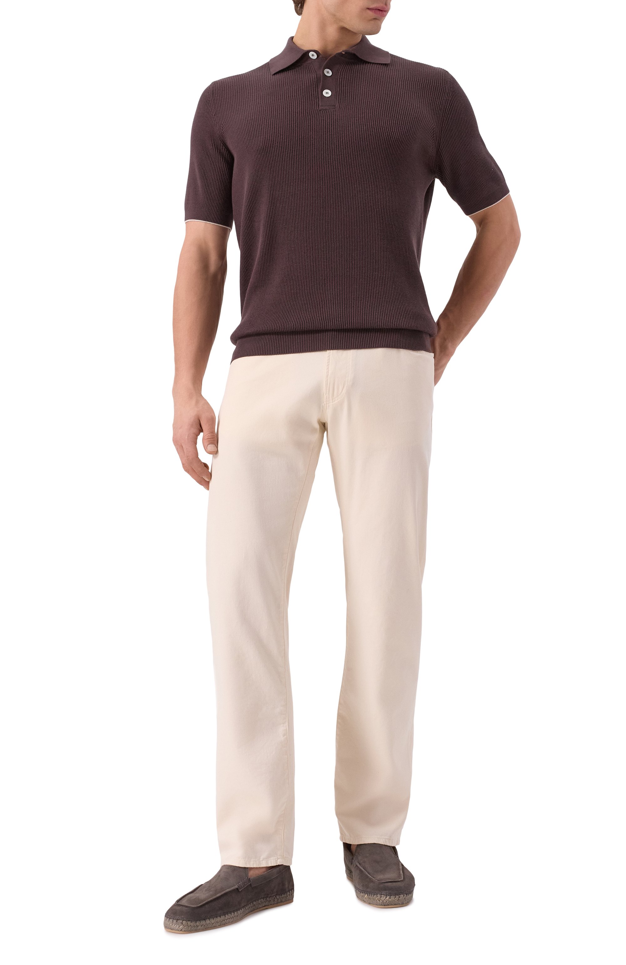 Замшевые эспадрильи KITON, арт. USSA296N0121208, фото 2