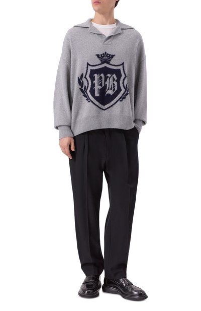 Поло из �кашемира и шерсти BALMAIN, арт. FH0GE010/KI87, фото 2