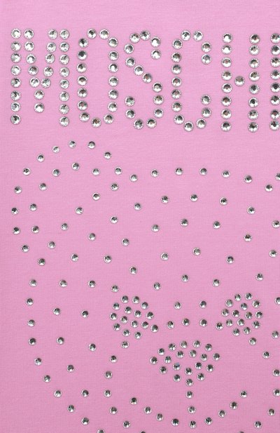 Хлопковая футболка MOSCHINO, арт. HGM042/LBA10/4A-8A, фото 3