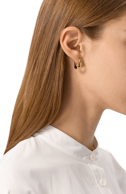 Женские серьги NUMBERING золотого цвета, арт. 7251/G0LD | Фото 2 (Региональные ограничения белый список (Axapta Mercury): Не проставлено; Нос: Не проставлено)