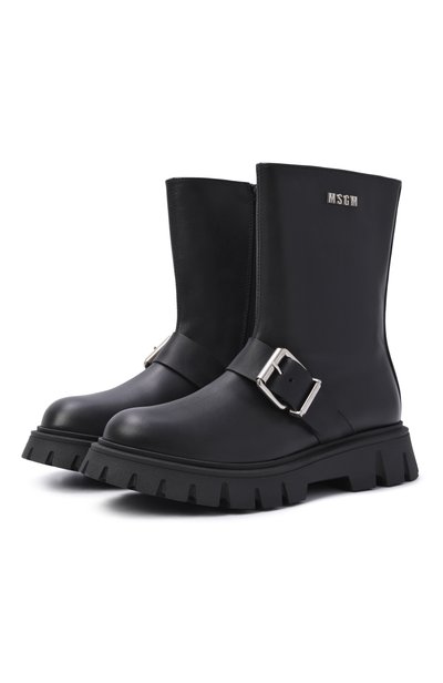Кожаные полусапоги MSGM KIDS, арт. 84007/VAR1