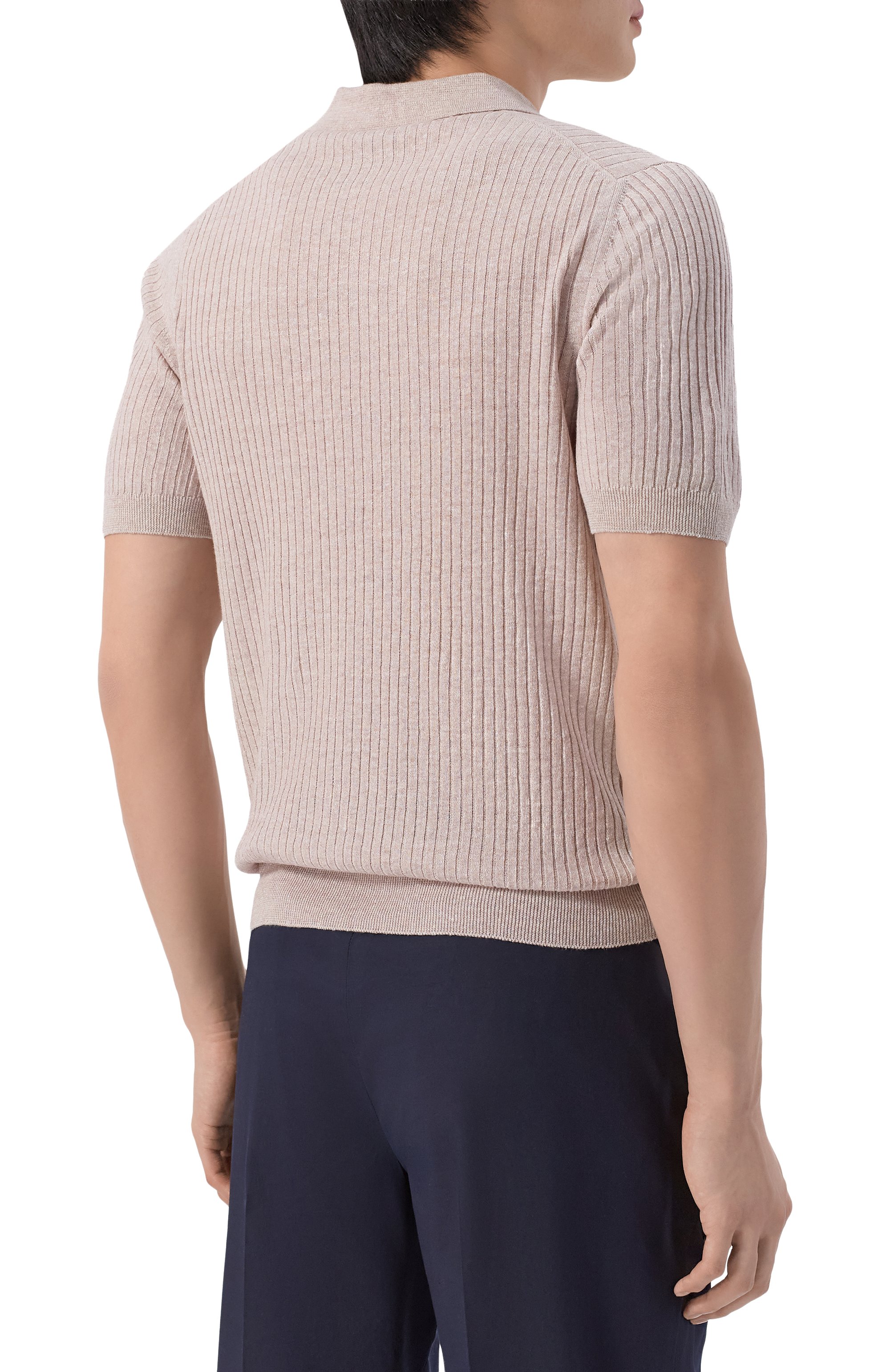 Поло изо льна и хлопка GRAN SASSO, арт. 57118/18641, фото 4