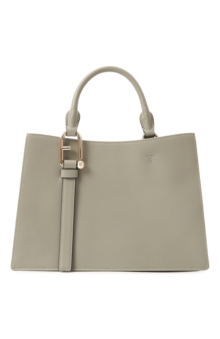 Женская сумка furla nuvola FURLA светло-зеленого цвета, арт. WB01336/BX2045 | Фото 1 (Размер: medium; Материал: Натуральная кожа; Ремень/цепочка: На ремешке)