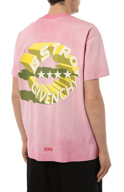 Хлопковая футболка GIVENCHY, арт. BM716N/3Y9L, фото 4
