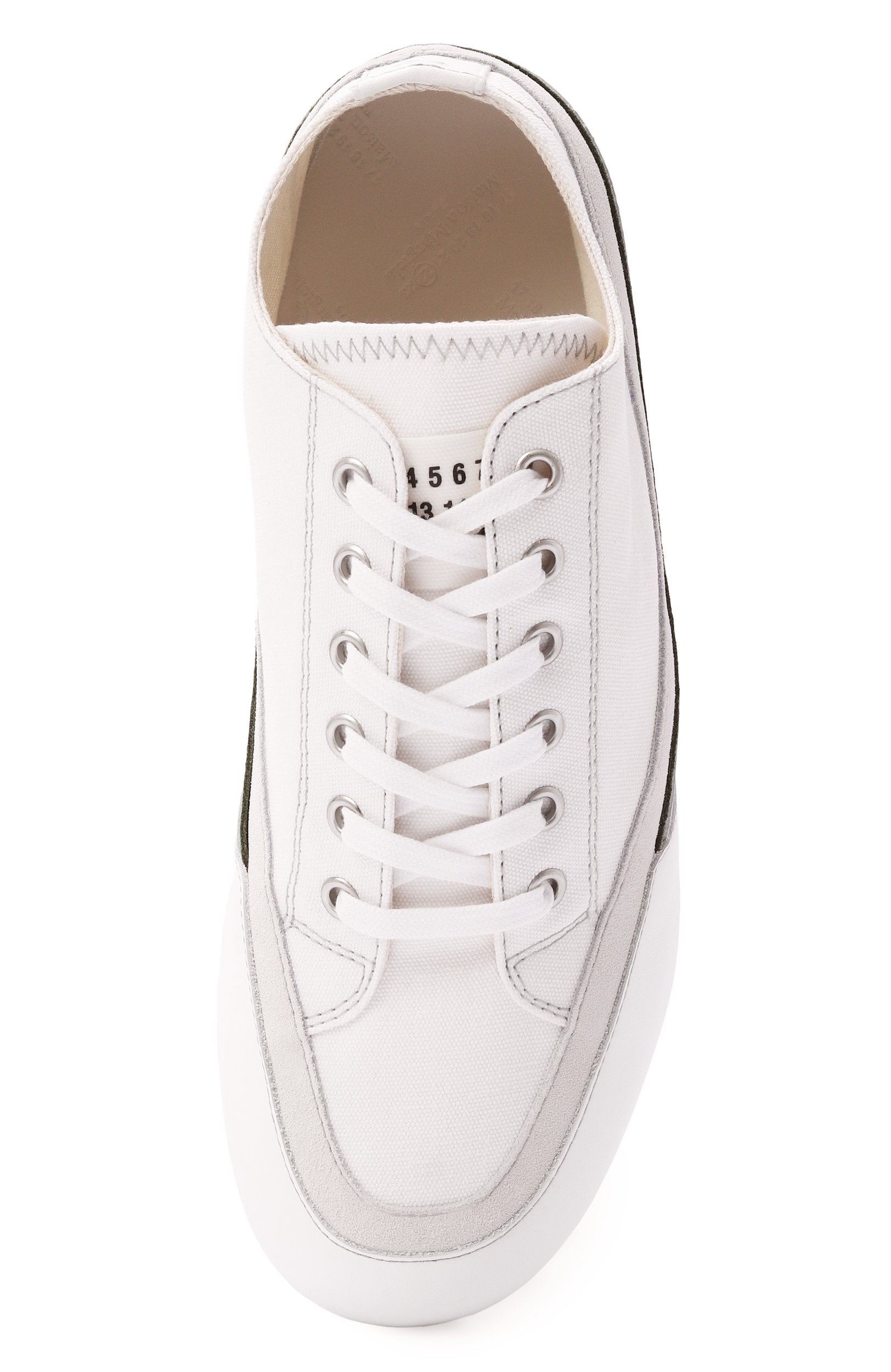 Комбинированные кеды traveler MAISON MARGIELA, арт. S58WS0304/P7794, фото 6
