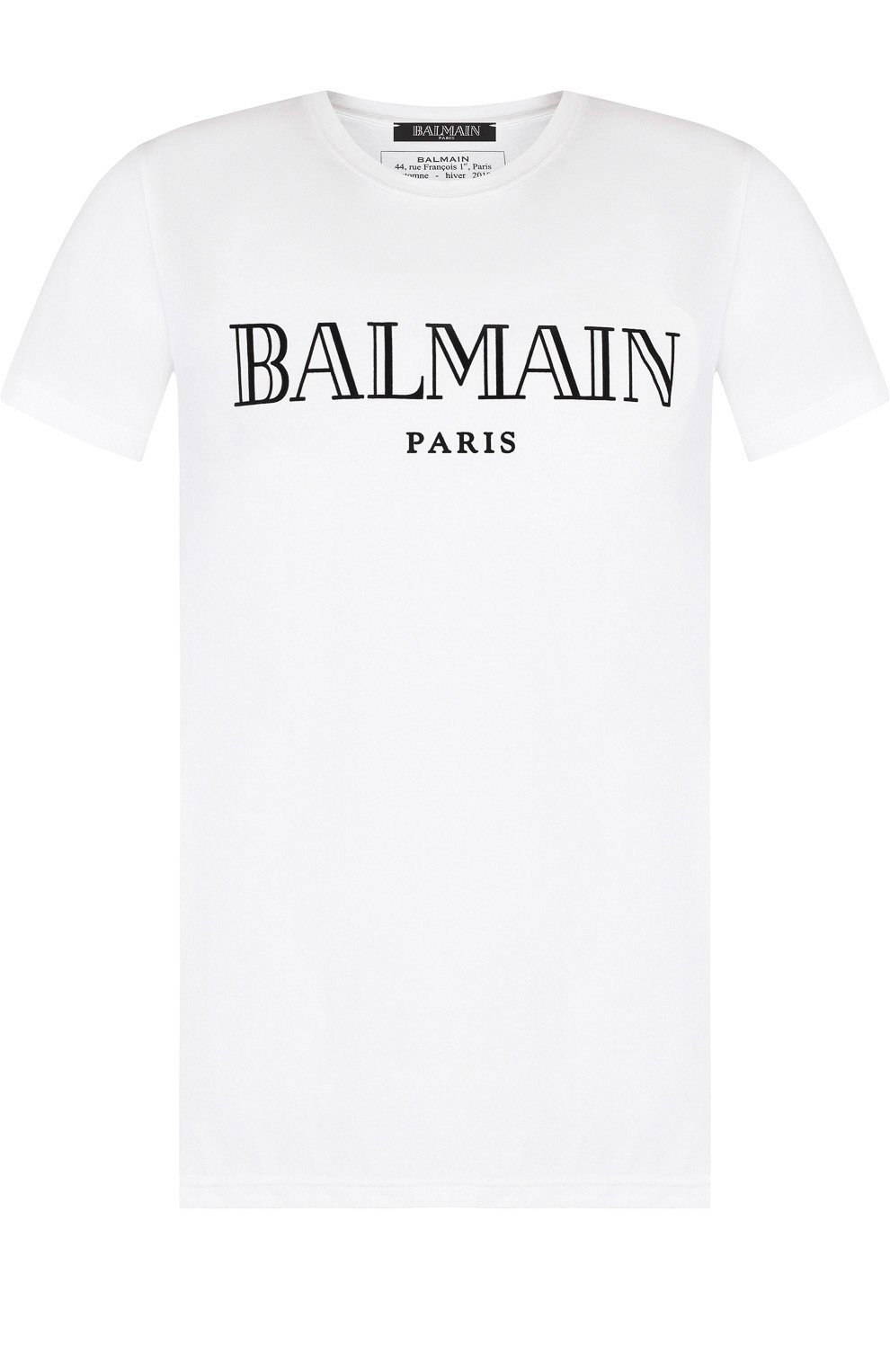 Хлопковая футболка с принтом BALMAIN, арт. W8H/8601/I259, фото 1