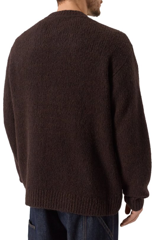 Шерстяной кардиган Dries Van Noten 021224-2709-704 Коричневый  021224-2709-704 Фото 4