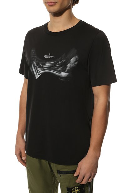 Хлопковая футболка STONE ISLAND SHADOW PROJECT, арт. 76192011B, фото 3