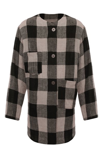 Льняная рубашка WHO_AM, арт. MC1-P229-BLK, фото 1