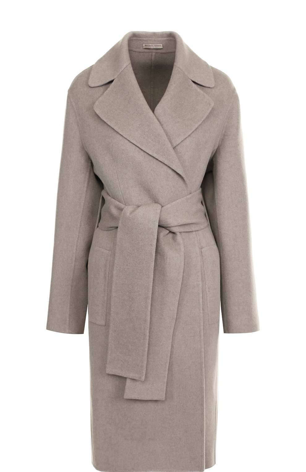 Однотонное кашемировое пальто с поясом BOTTEGA VENETA, арт. 522303/VD0D0, фото 1