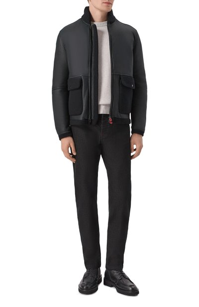 Мужская дубленка из овчины KITON, арт. UW1009V0384A