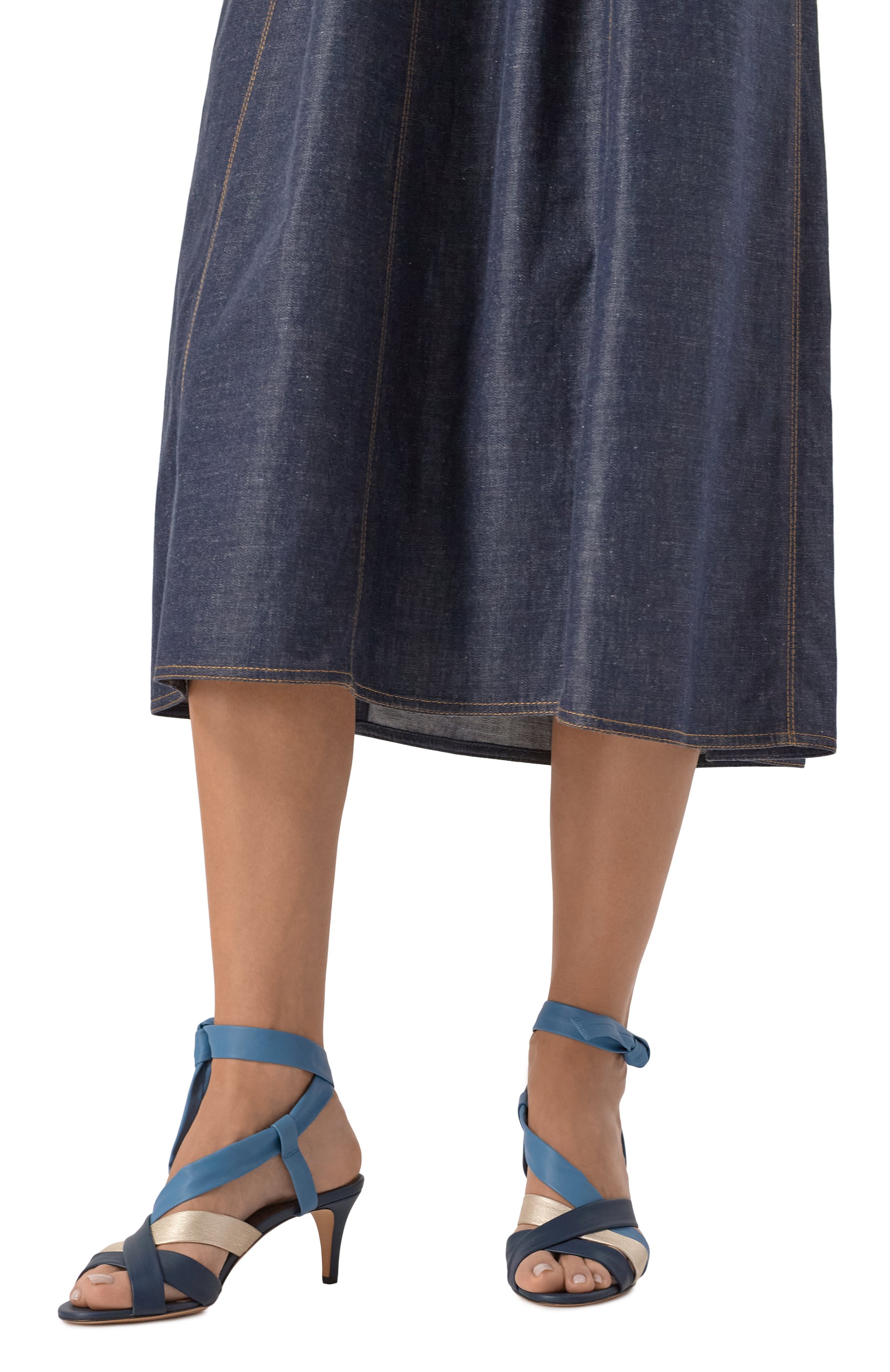 Кожаные босоножки aida LORO PIANA, арт. FAL0498, фото 3