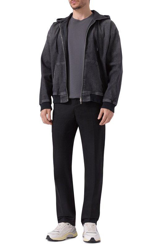 Хлопковая толстовка Diesel A16367/09L77 Серый  A16367/09L77 Фото 2