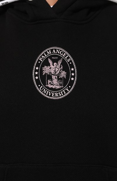 Хлопковое худи PALM ANGELS, арт. PWBB023S23FLE0031033, фото 5