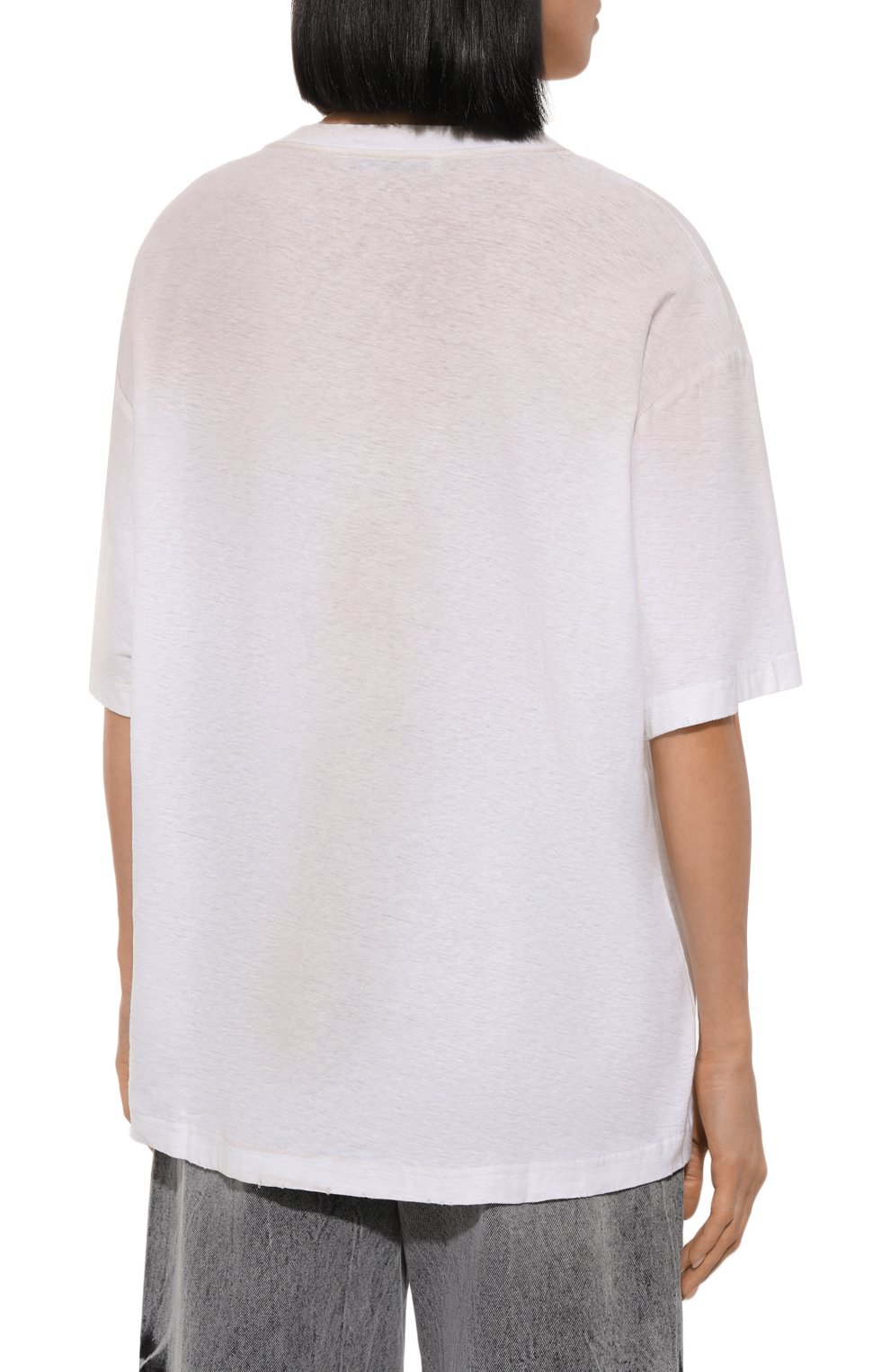 Хлопковая футболка ACNE STUDIOS, арт. FN-UX-TSHI000013, фото 4