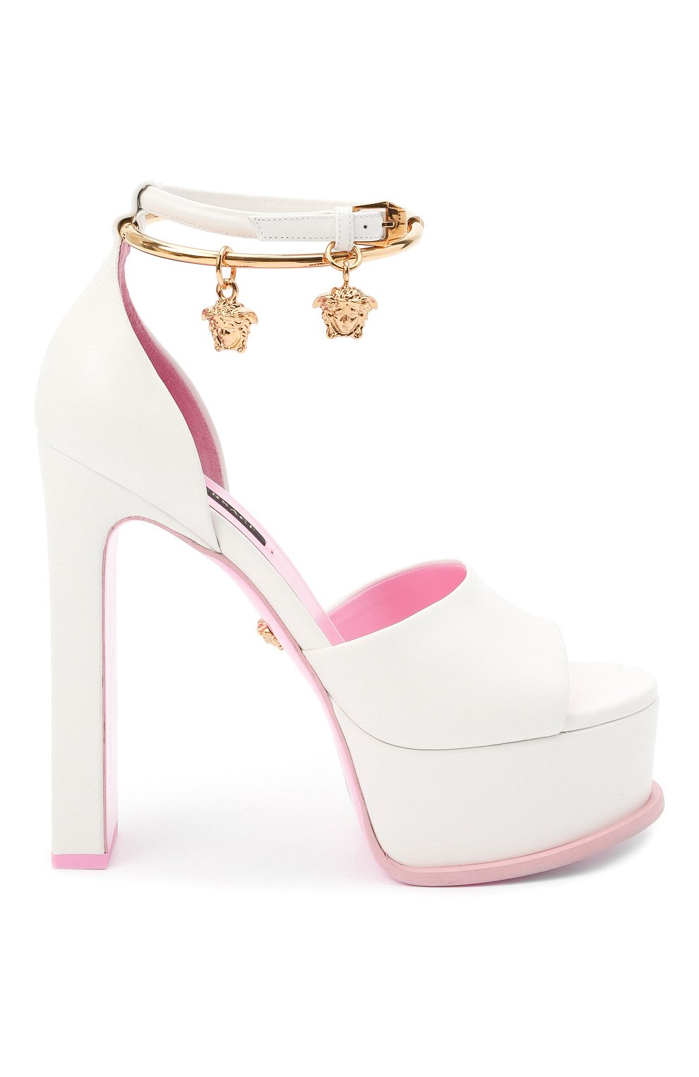 Кожаные босоножки VERSACE, арт. DST549S/DVT2P, фото 6