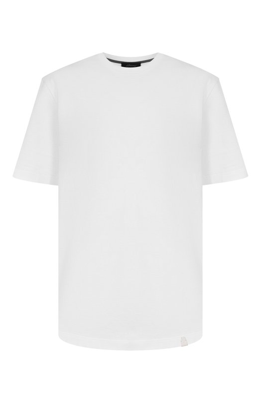 Хлопковая футболка Brioni UJSY0L/0D620 Белый UJSY0L/0D620