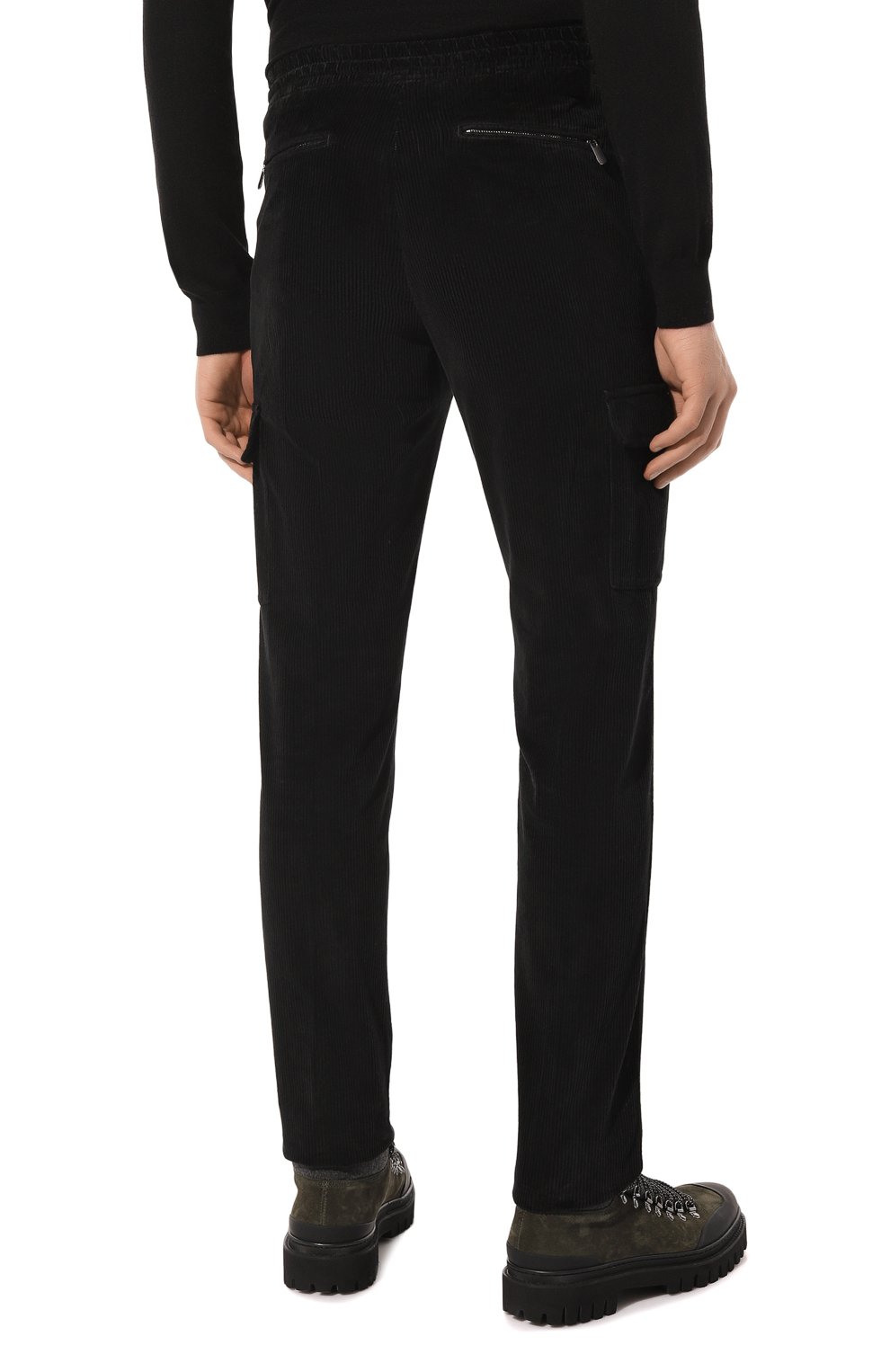 Вельветовые брюки MARCO PESCAROLO черного цвета по цене 47750 руб., арт. T0R/4802, фото 4 Вельветовые брюки MARCO PESCAROLO, арт. T0R/4802, фото 4