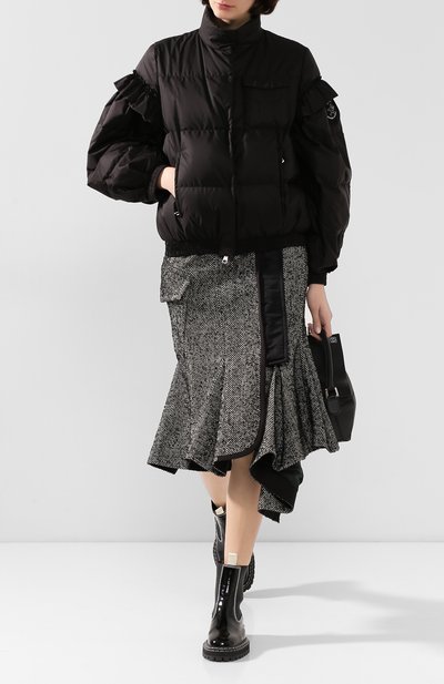 Пуховик MONCLER GENIUS черного цвета по цене 86800 руб., арт. E2-09W-45313-00-54155, фото 2 Пуховик MONCLER GENIUS, арт. E2-09W-45313-00-54155, фото 2