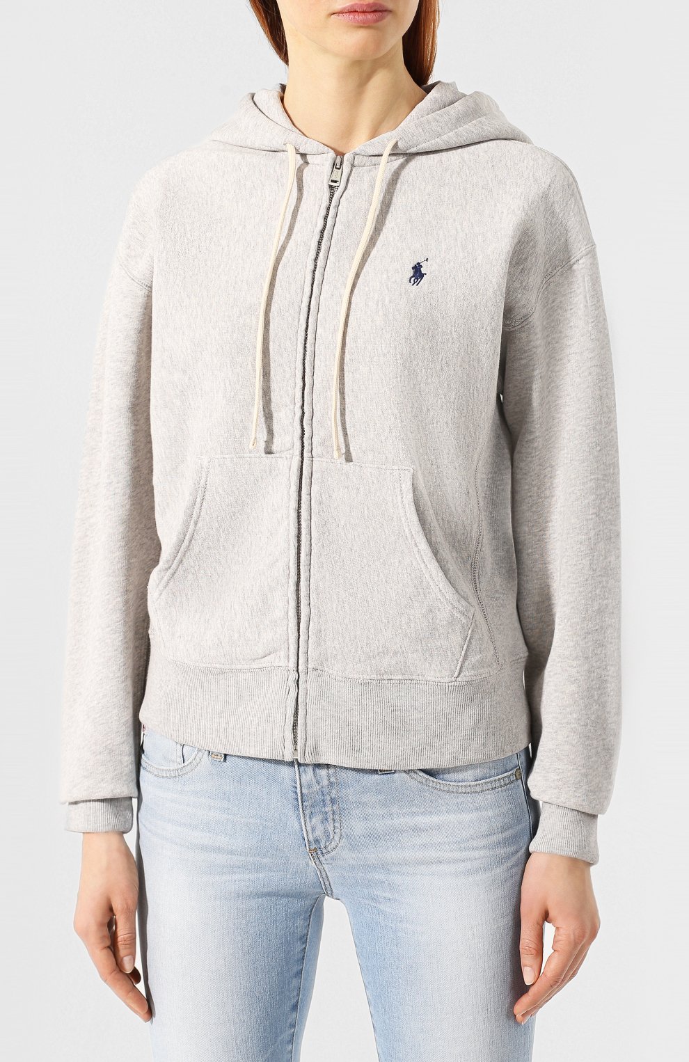 Хлопковый кардиган POLO RALPH LAUREN серого цвета по цене 17800 руб., арт. 211704753, фото 3 Хлопковый кардиган POLO RALPH LAUREN, арт. 211704753, фото 3