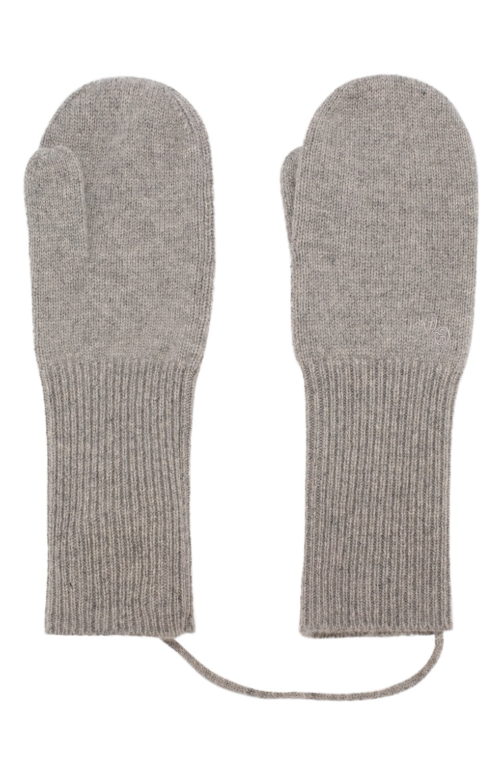 Кашемировые варежки OSCAR ET VALENTINE серого цвета по цене 4500 руб., арт. MOU01 with thumb, фото 2 Кашемировые варежки OSCAR ET VALENTINE, арт. MOU01 with thumb, фото 2