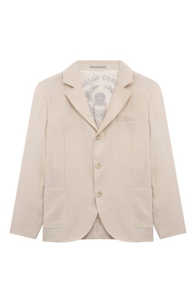 Пиджак изо льна и шерсти BRUNELLO CUCINELLI, арт. BS46BH045C